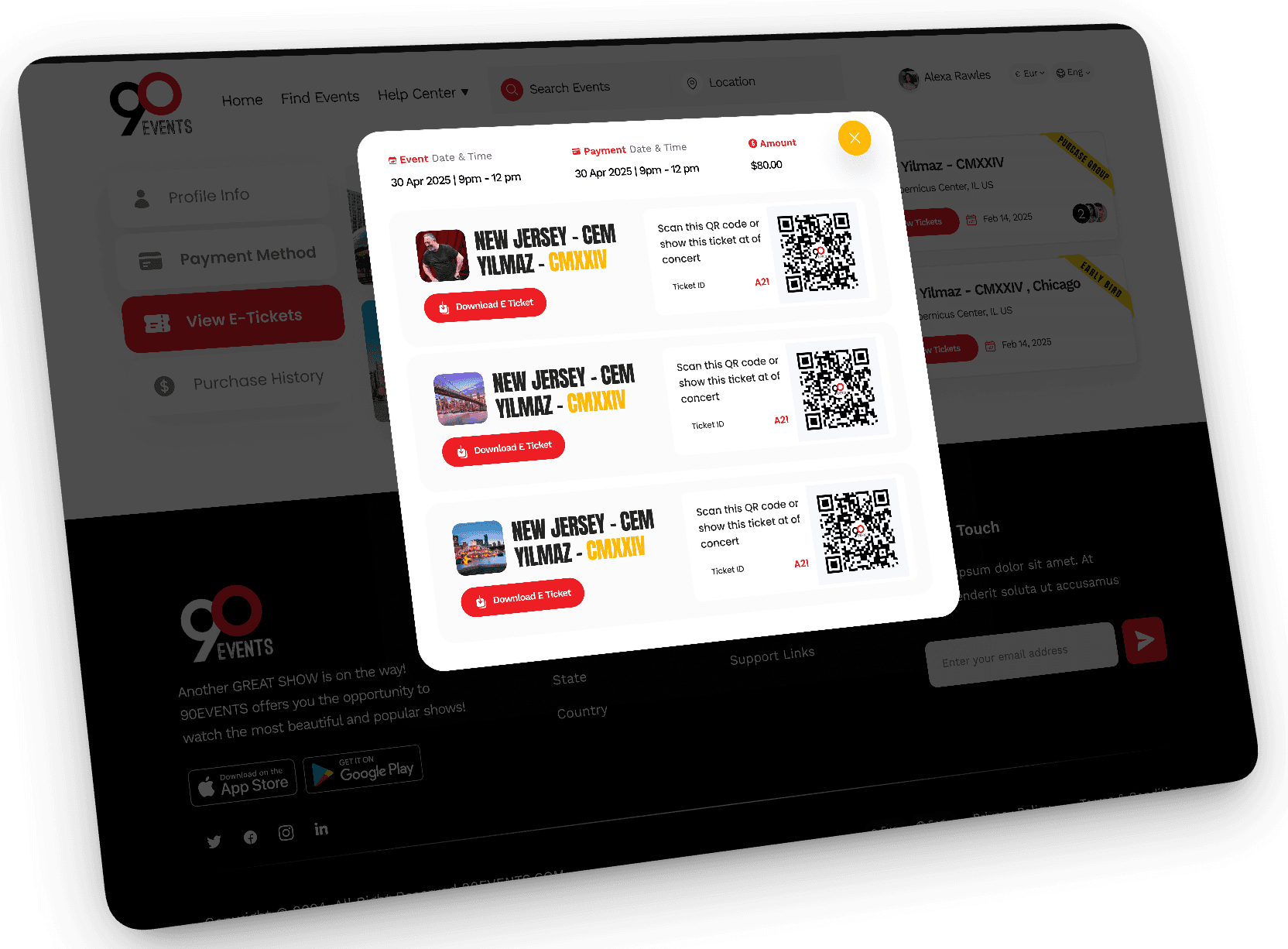 90 Events solution