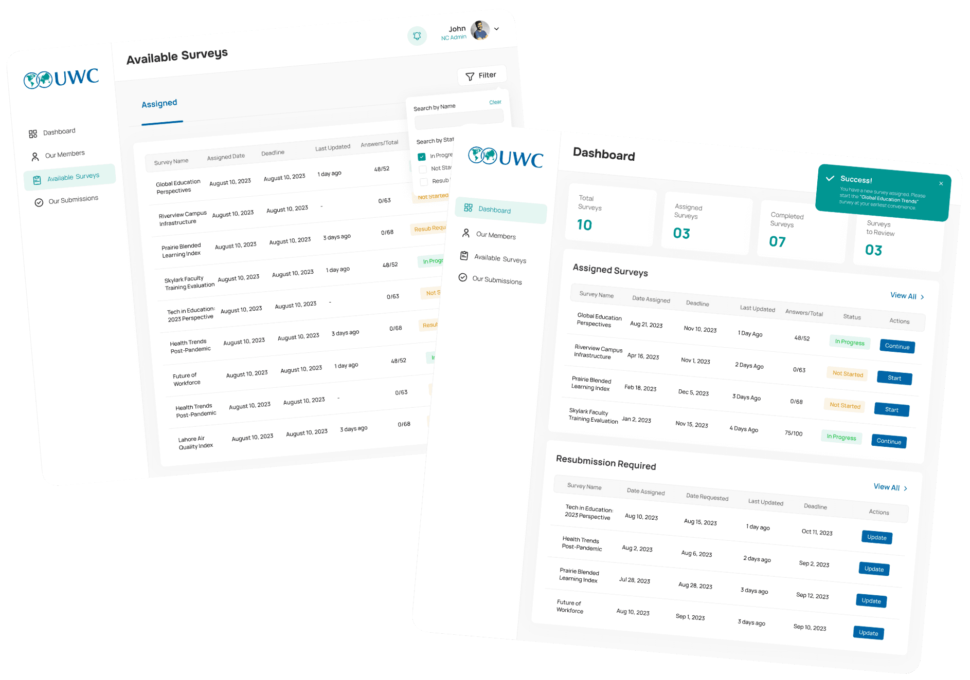 UWC Survey Platform
