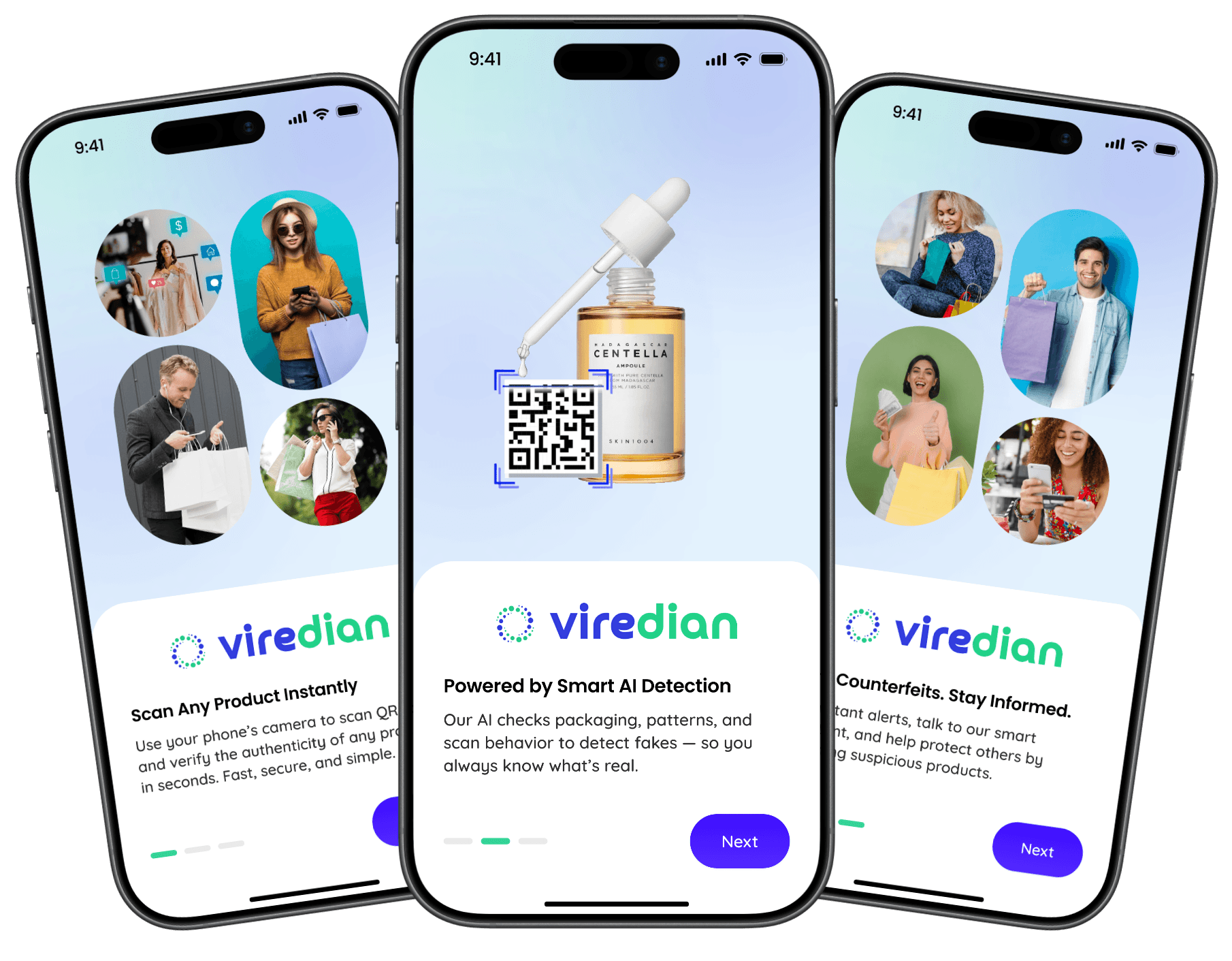 Viridian screens